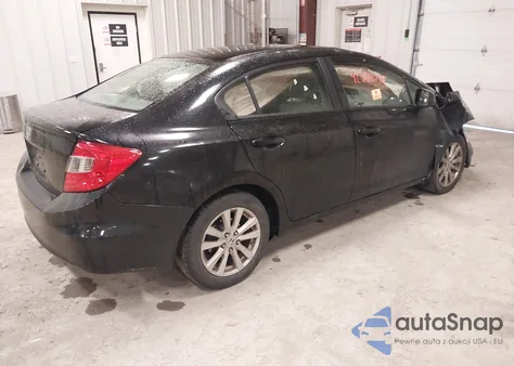 2012 Honda Civic Ex-L from USA, damaged, VIN 2HGFB2F90CH596105